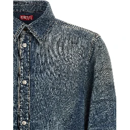Blue Lyocell Blouse