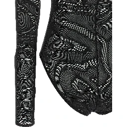Black Polyamide Bodysuit