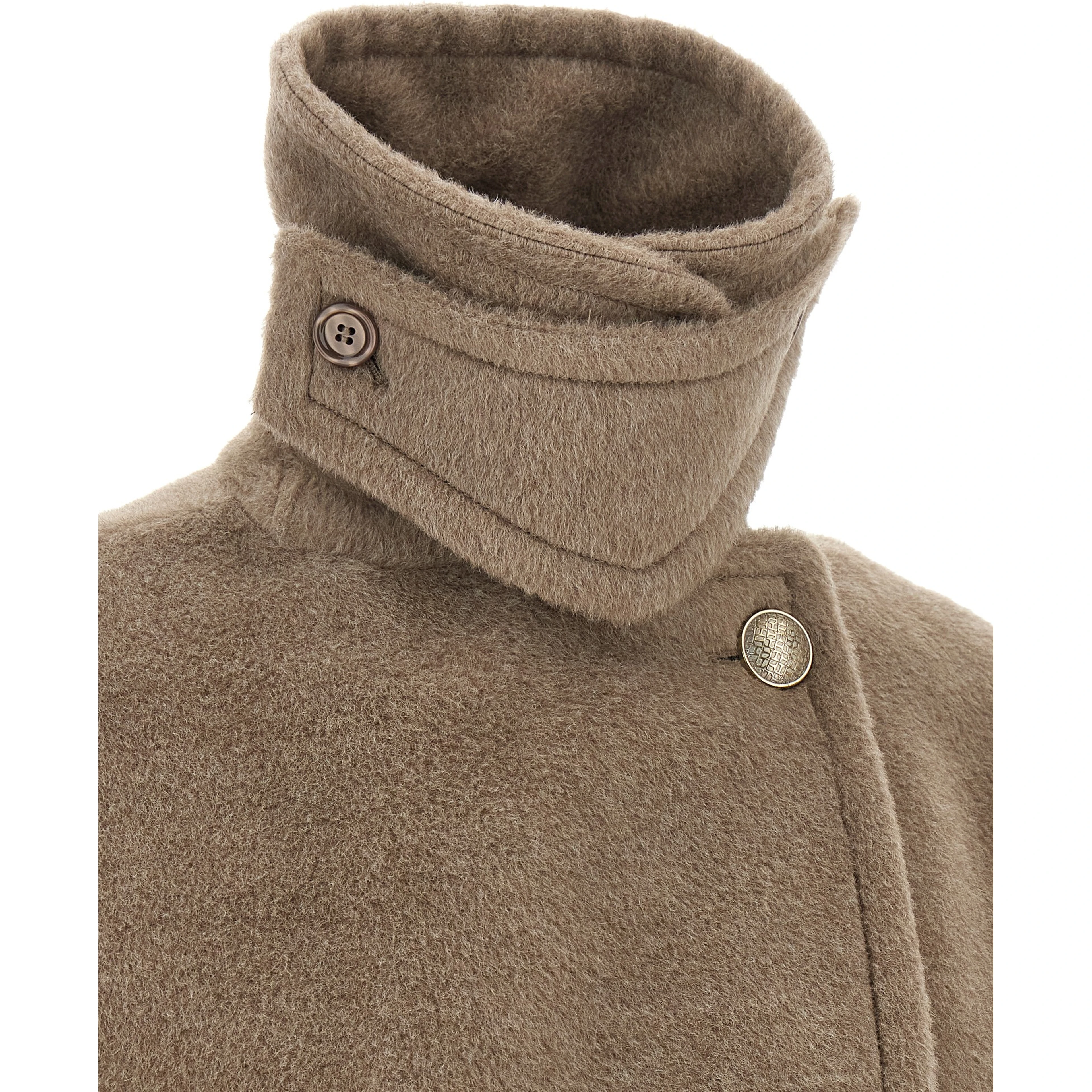 Beige Wool Coat