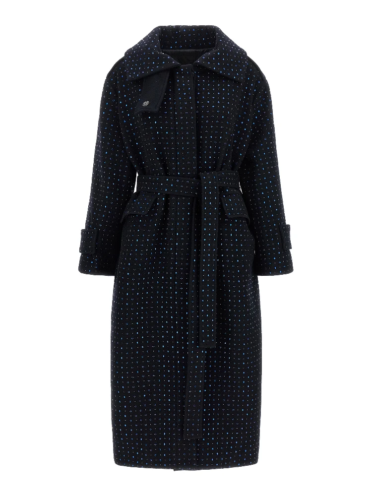 Blue Wool Coat