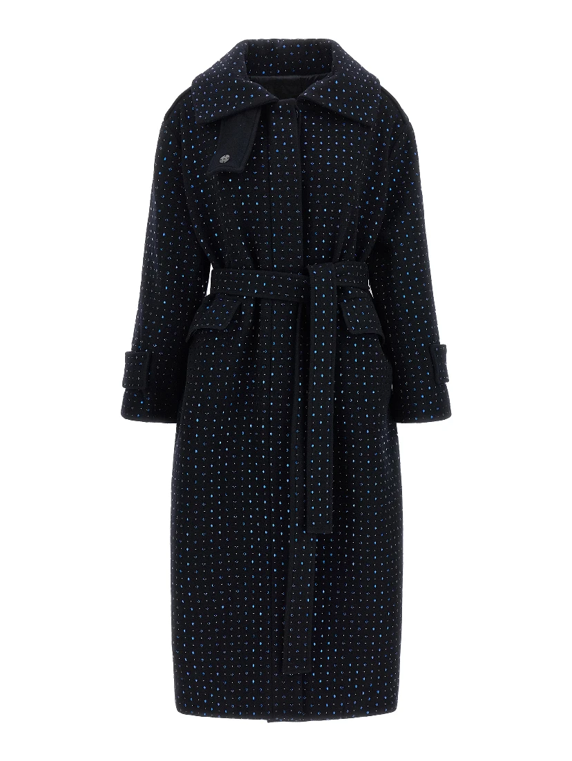 Blue Wool Coat