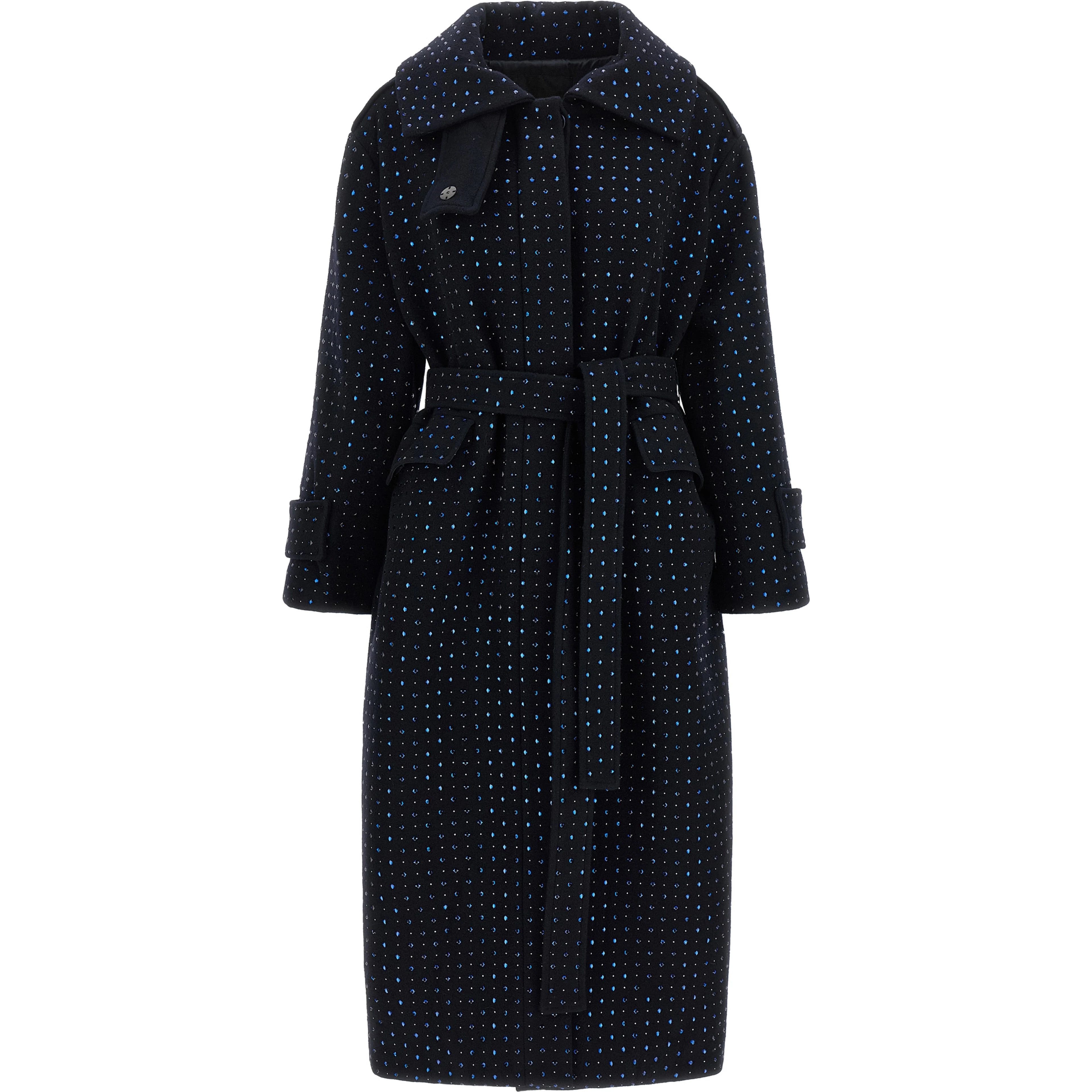 Blue Wool Coat