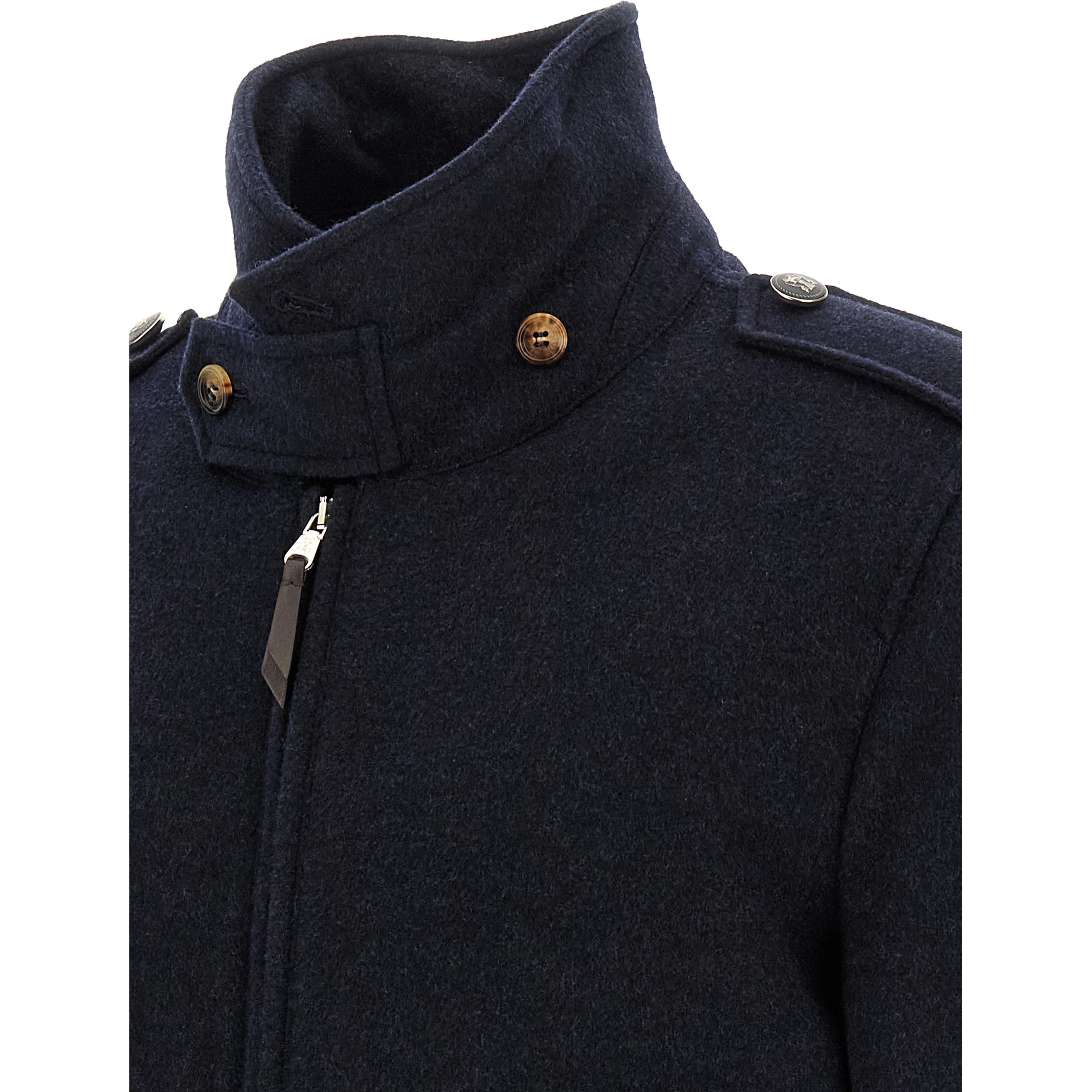 Blue Cashmere Bomber
