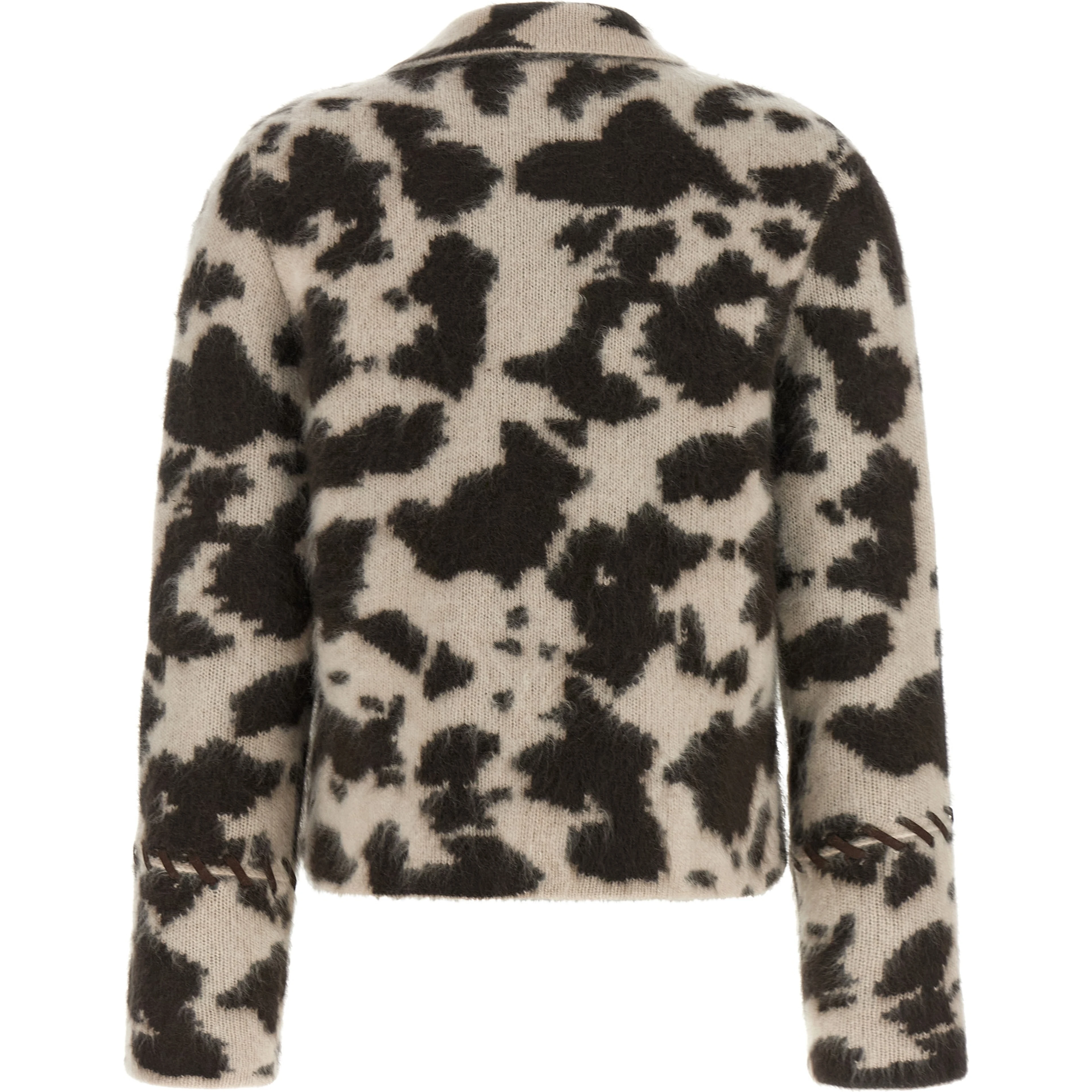 Brown Cashmere Full-Length Jacket