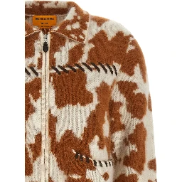 Brown Cashmere Full-Length Jacket