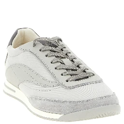 Gray Polyethylene Low Top Sneakers