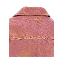 Multicolor Lamb Leather Leather Jacket
