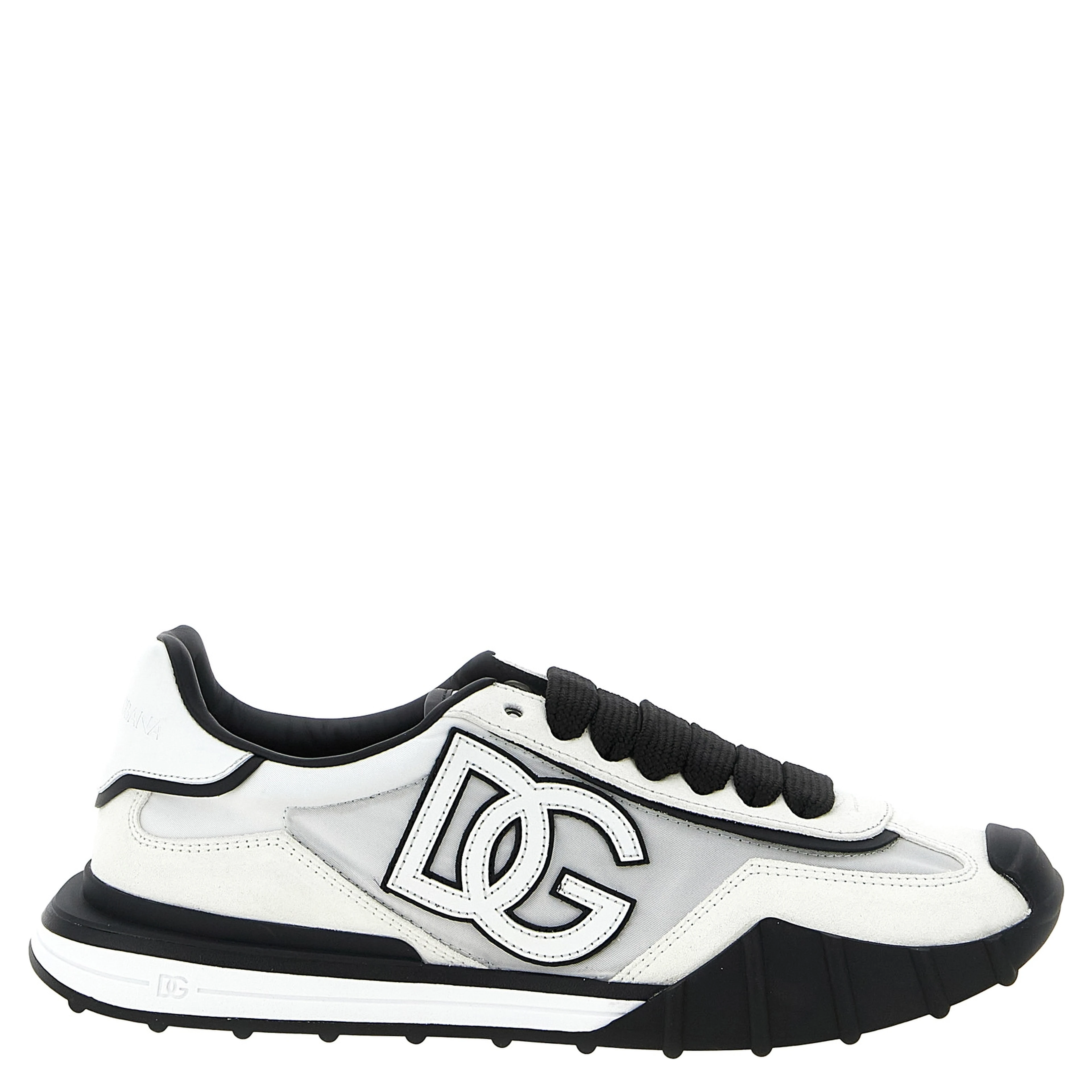 Bicolor Polyamide Athletic Sneakers