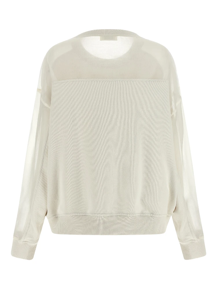 White Cotton Sweatshirt alternative