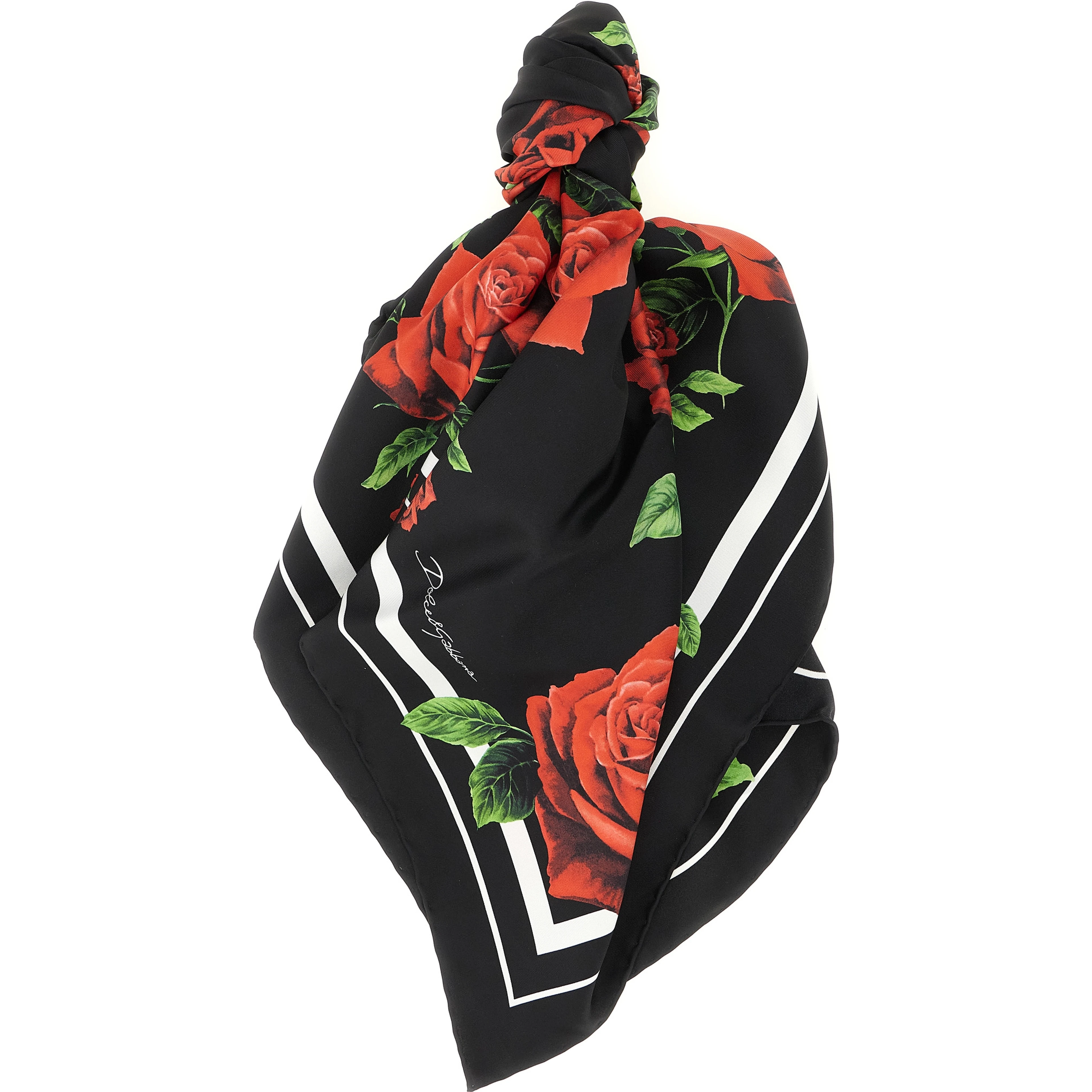 Black Silk Foulard