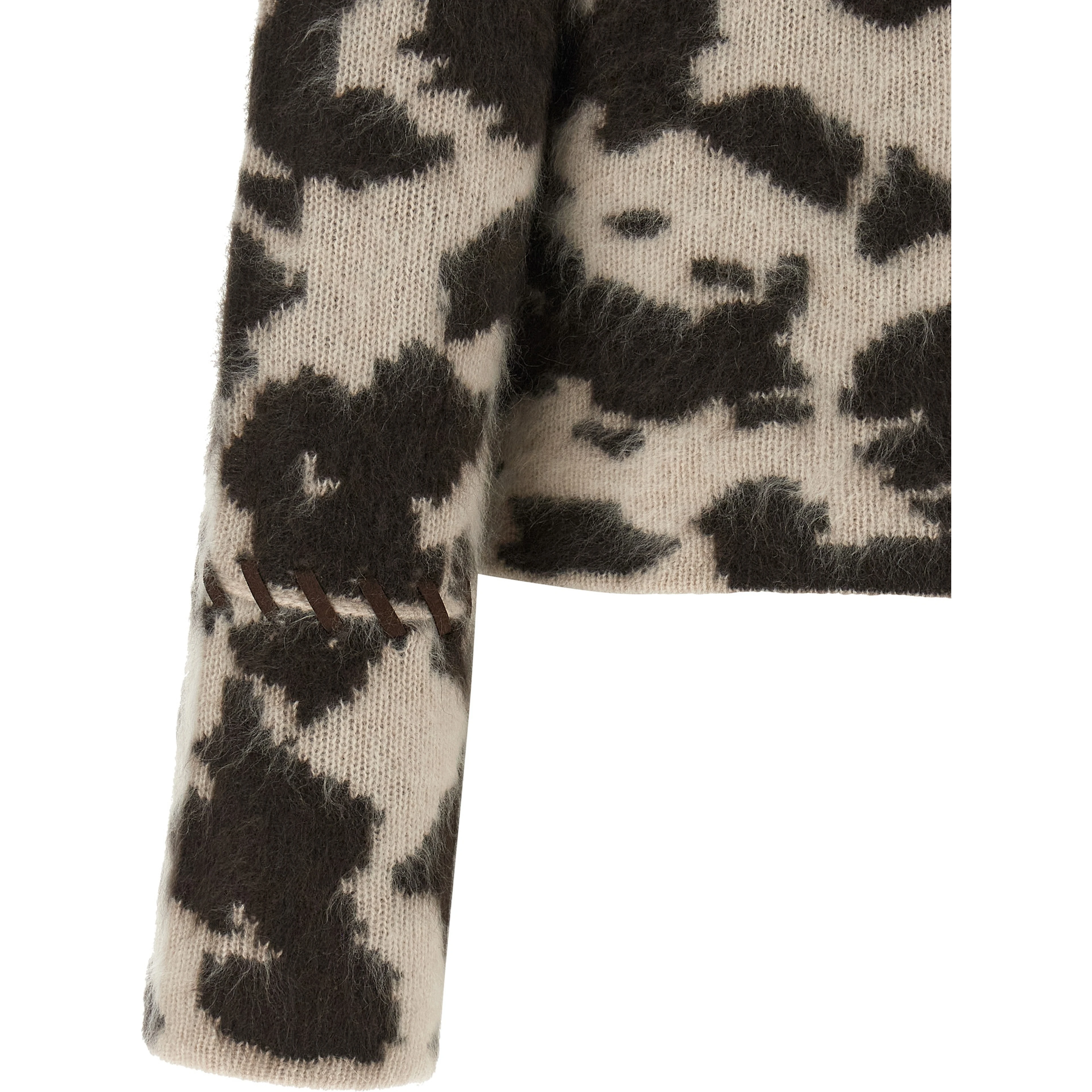 Brown Cashmere Full-Length Jacket