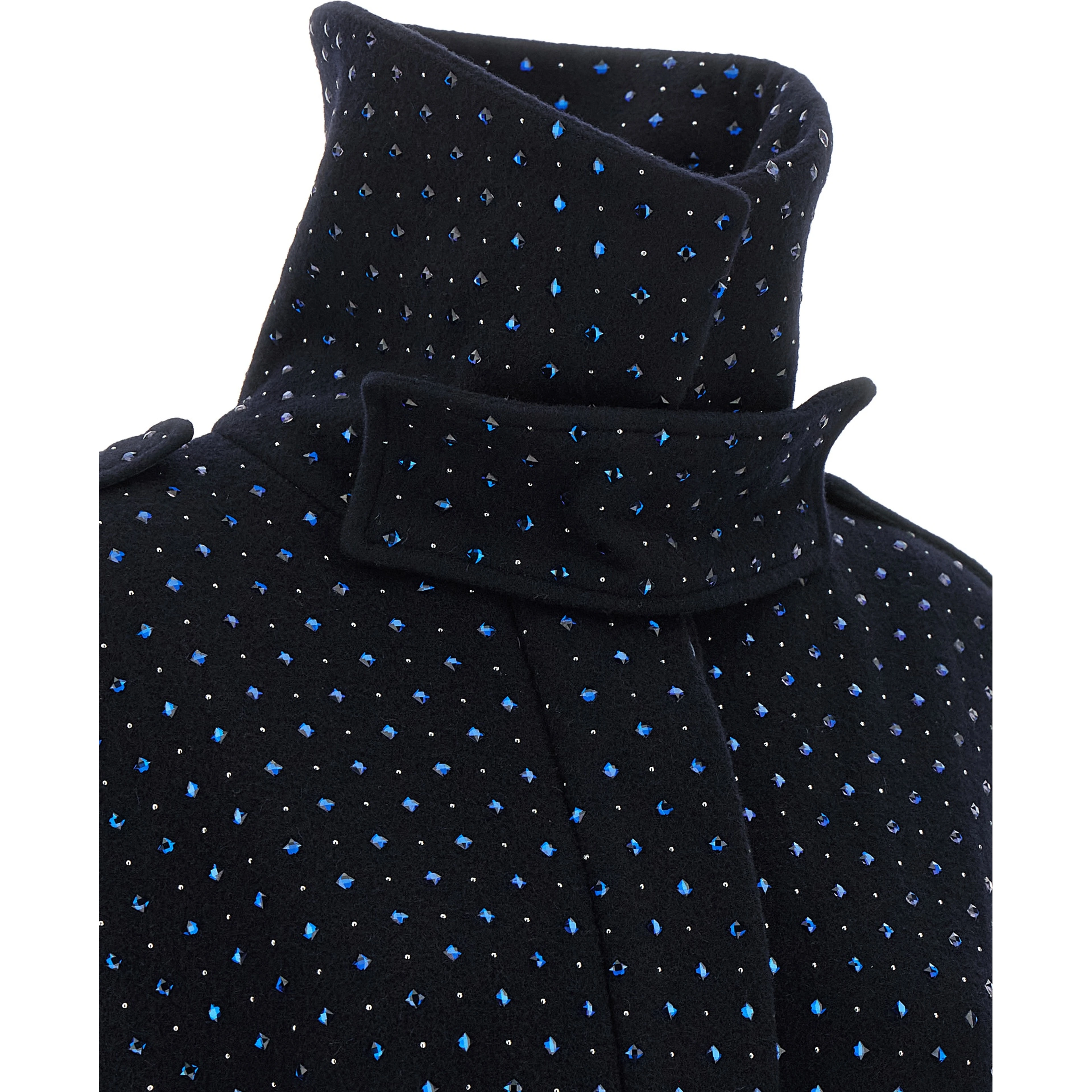 Blue Wool Coat