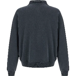 Blue Cotton Sweatshirt