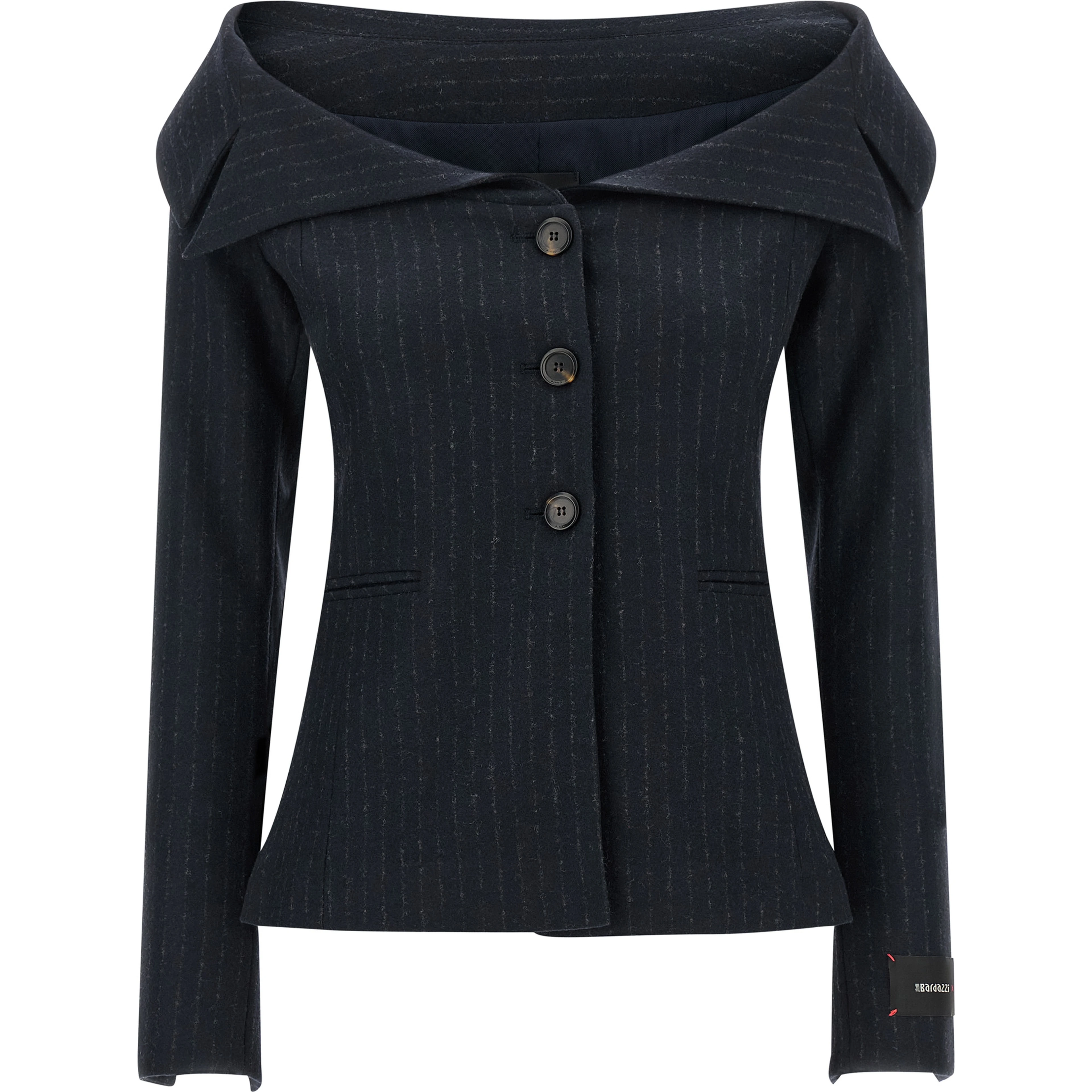 Blue Polyester Blazer