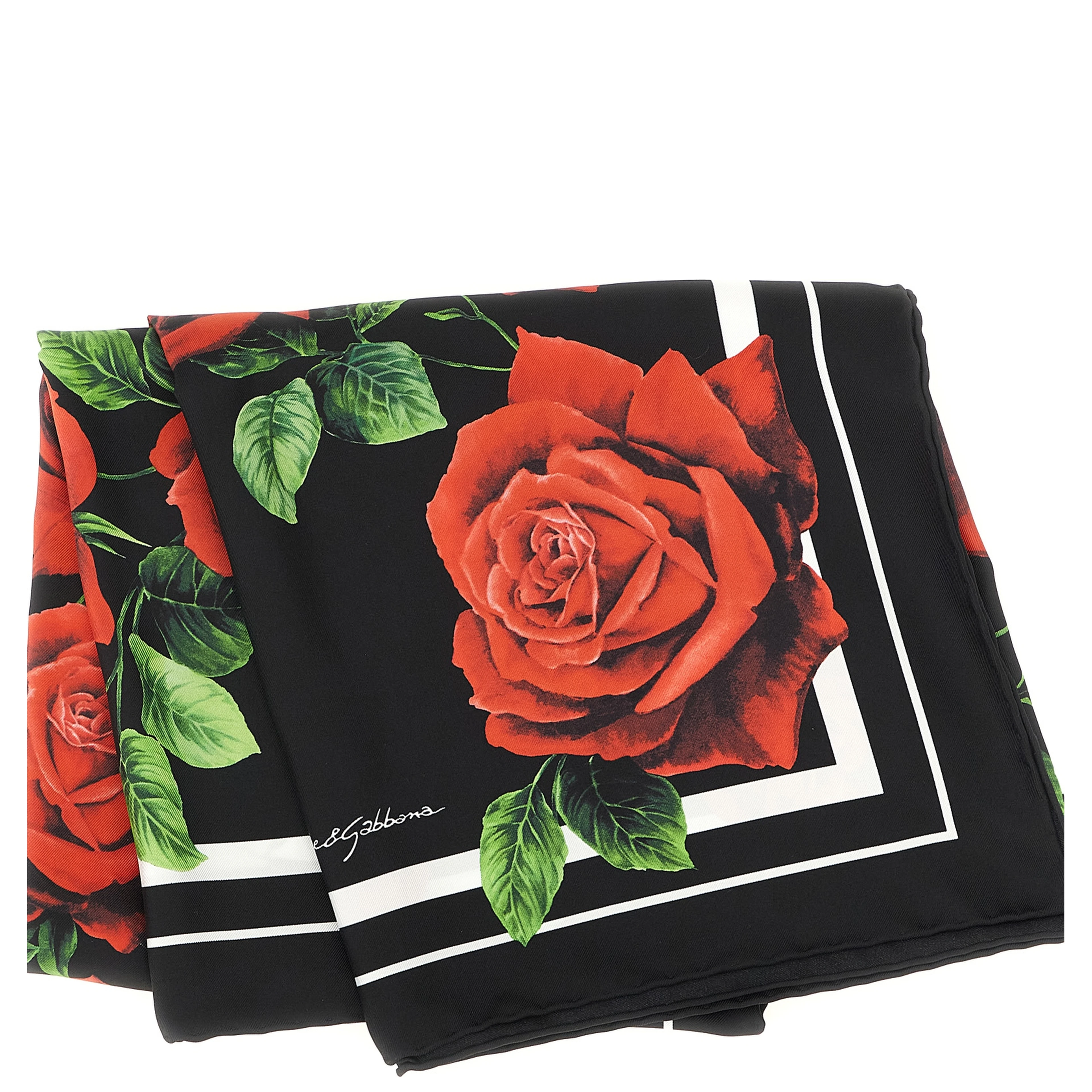 Black Silk Foulard