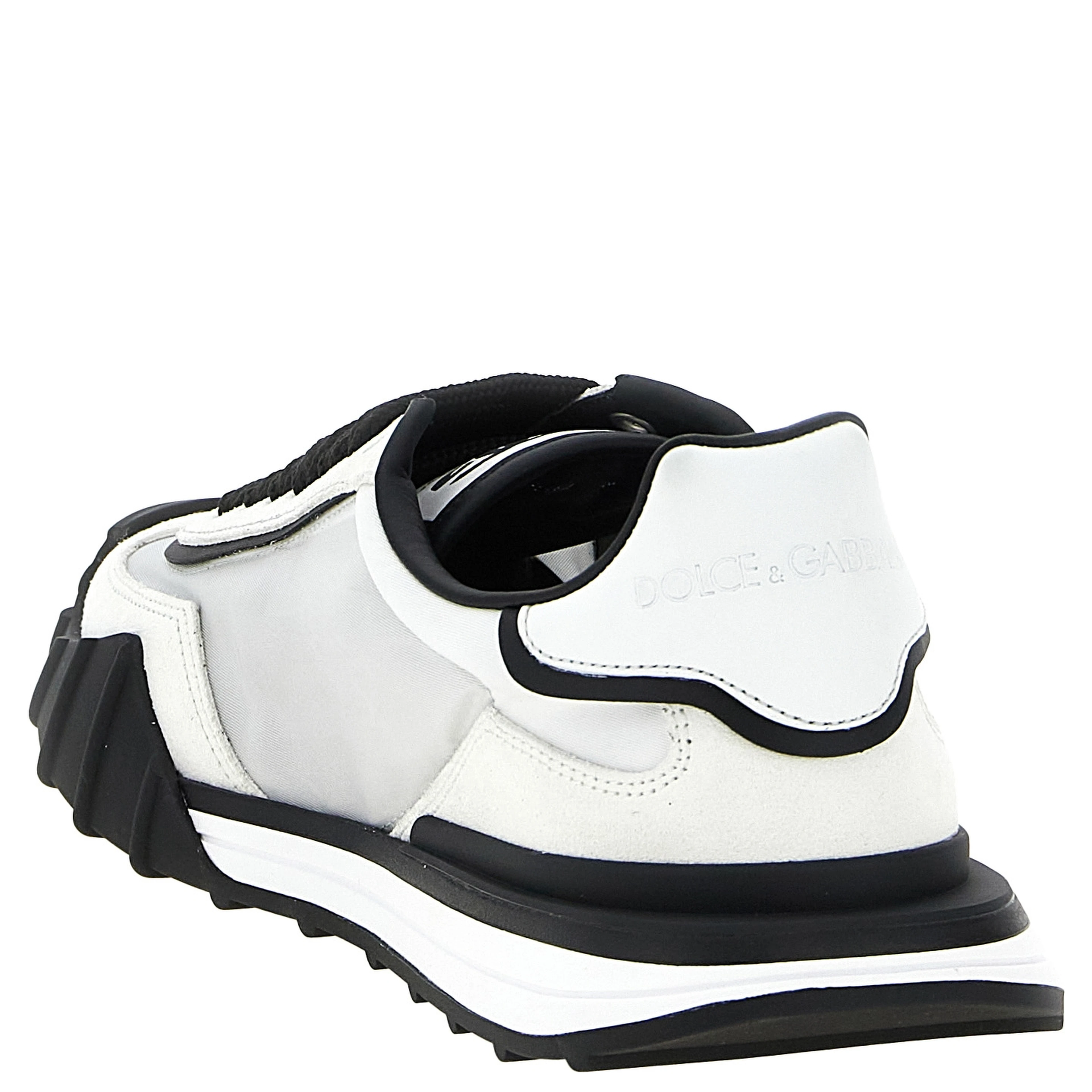 Bicolor Polyamide Athletic Sneakers