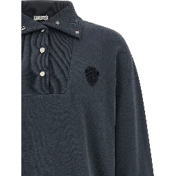 Blue Cotton Sweatshirt