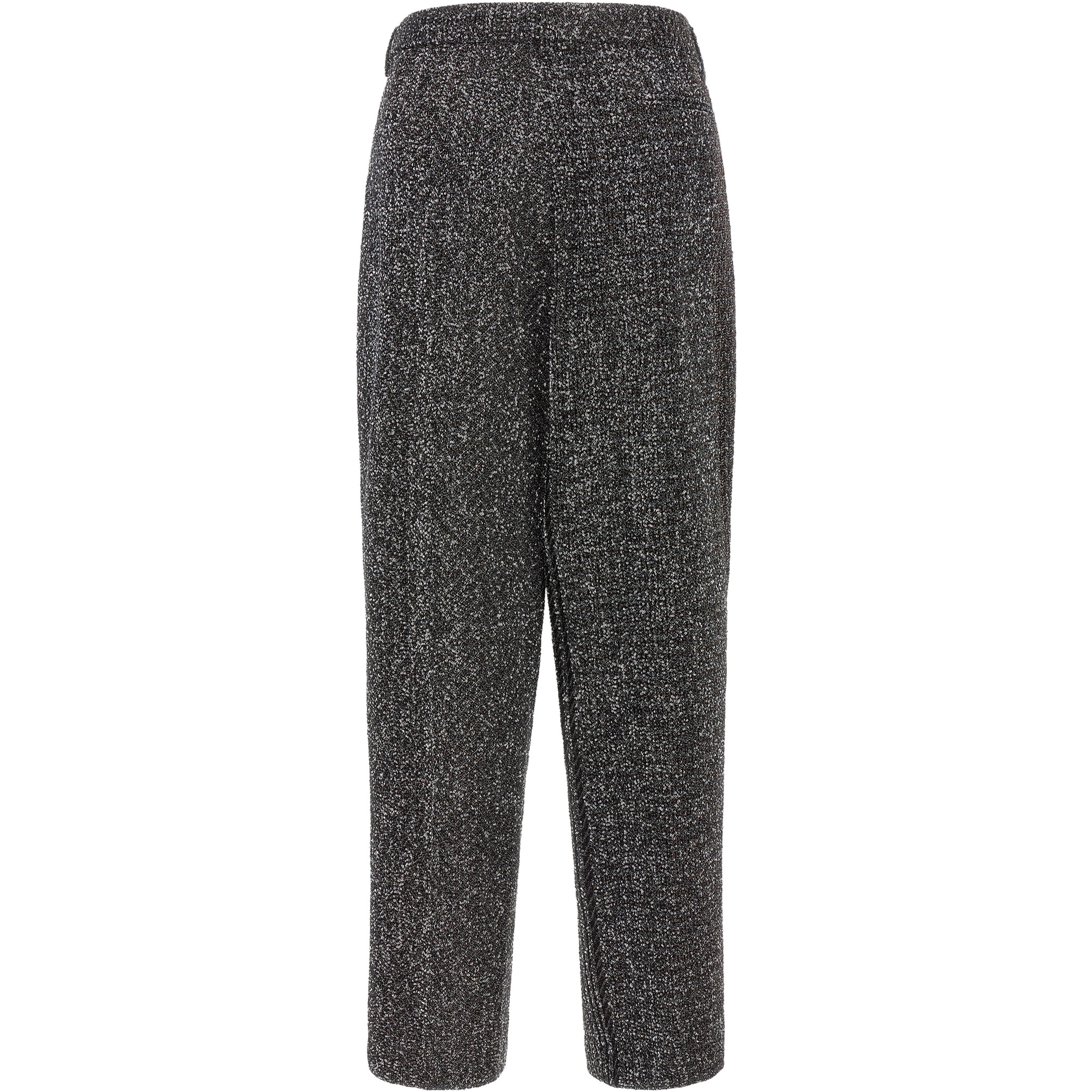 Black Polyamide Casual Pants