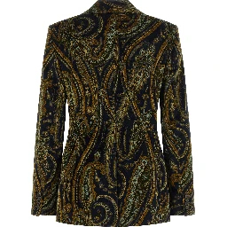 Blue Cotton Blazer