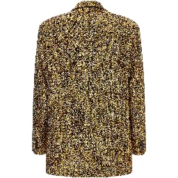 Gold Polyester Blazer