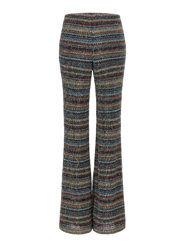 Multicolor Viscose Flared Pants alternative