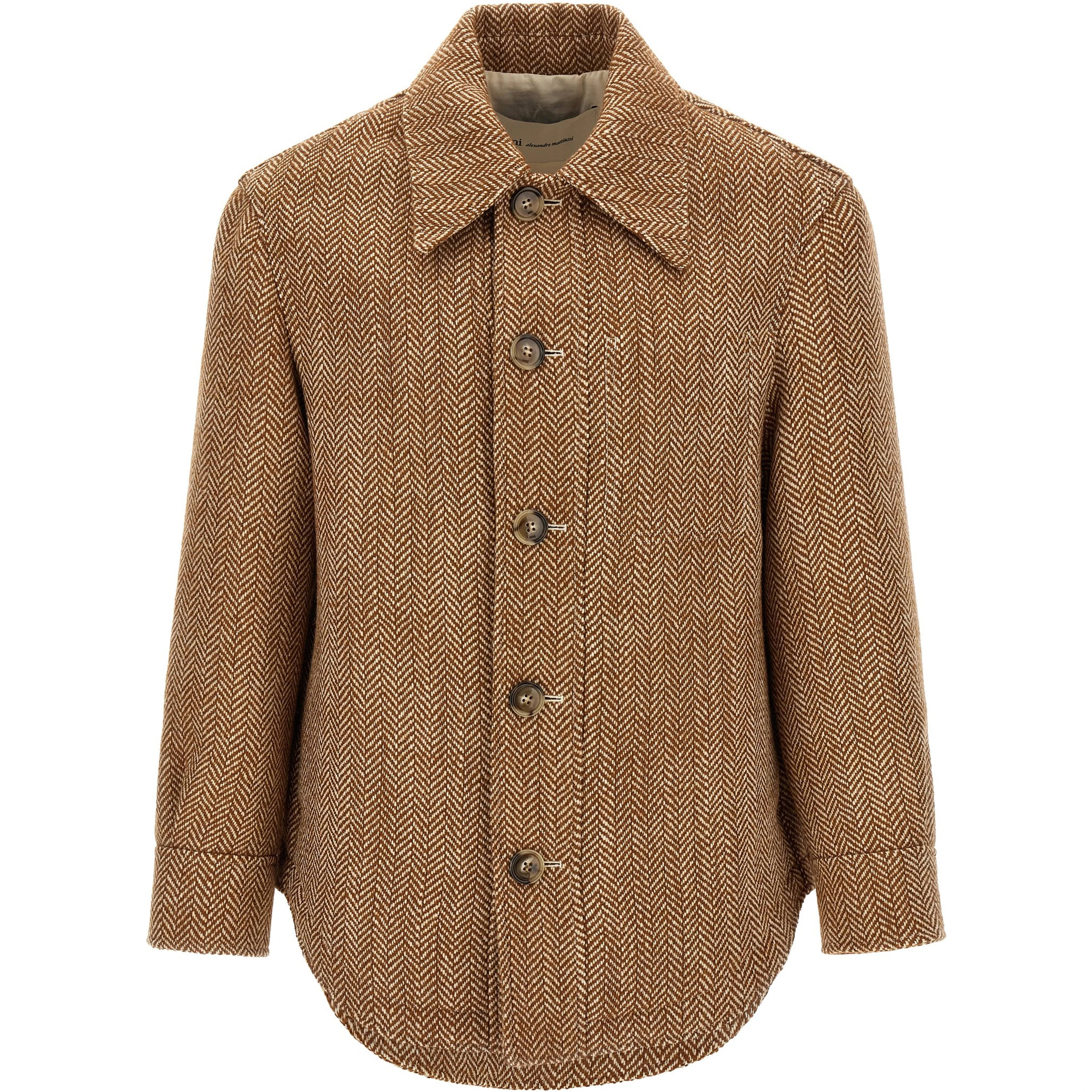 Brown Virgin Wool Jacket