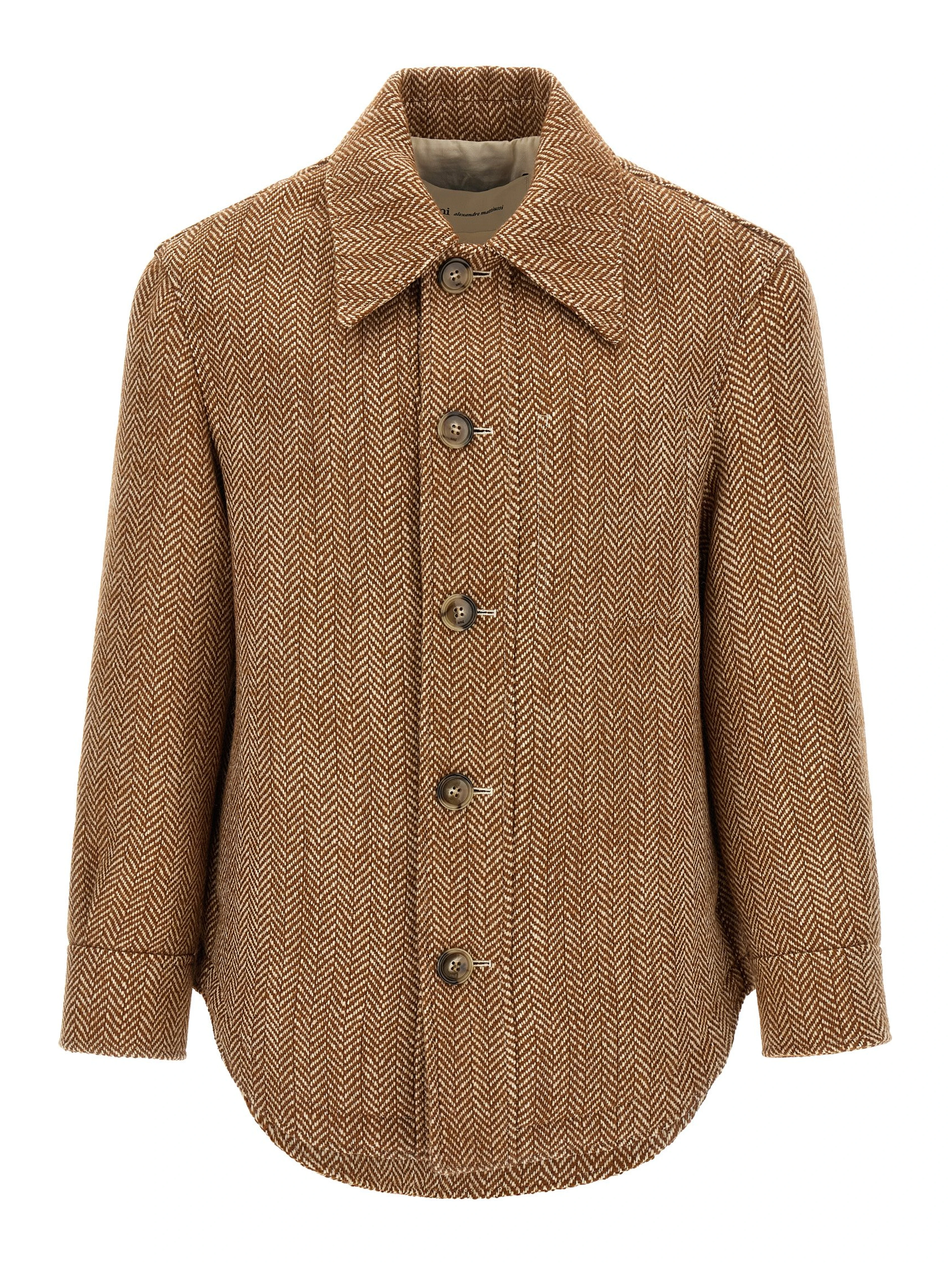 Brown Virgin Wool Jacket