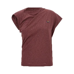 Bordeaux Cotton Sleeveles T-Shirt