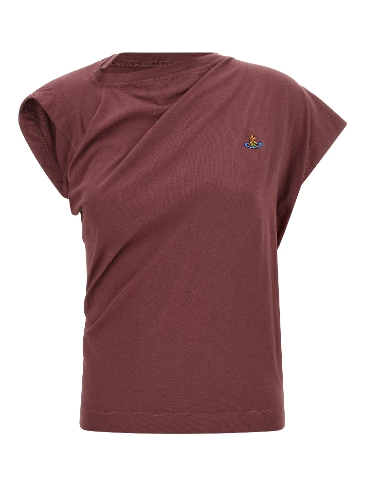 Bordeaux Cotton Sleeveles T-Shirt