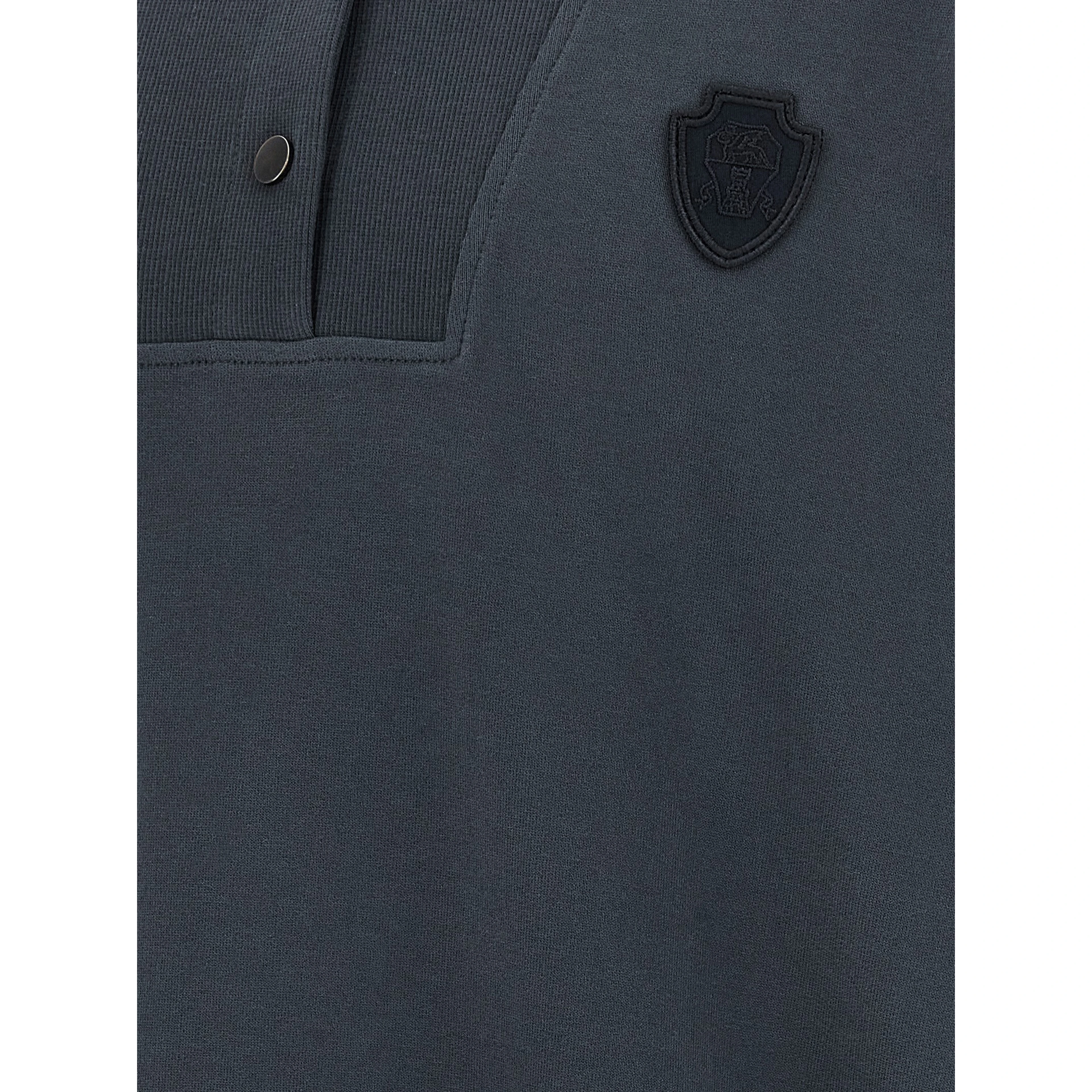 Blue Cotton Sweatshirt
