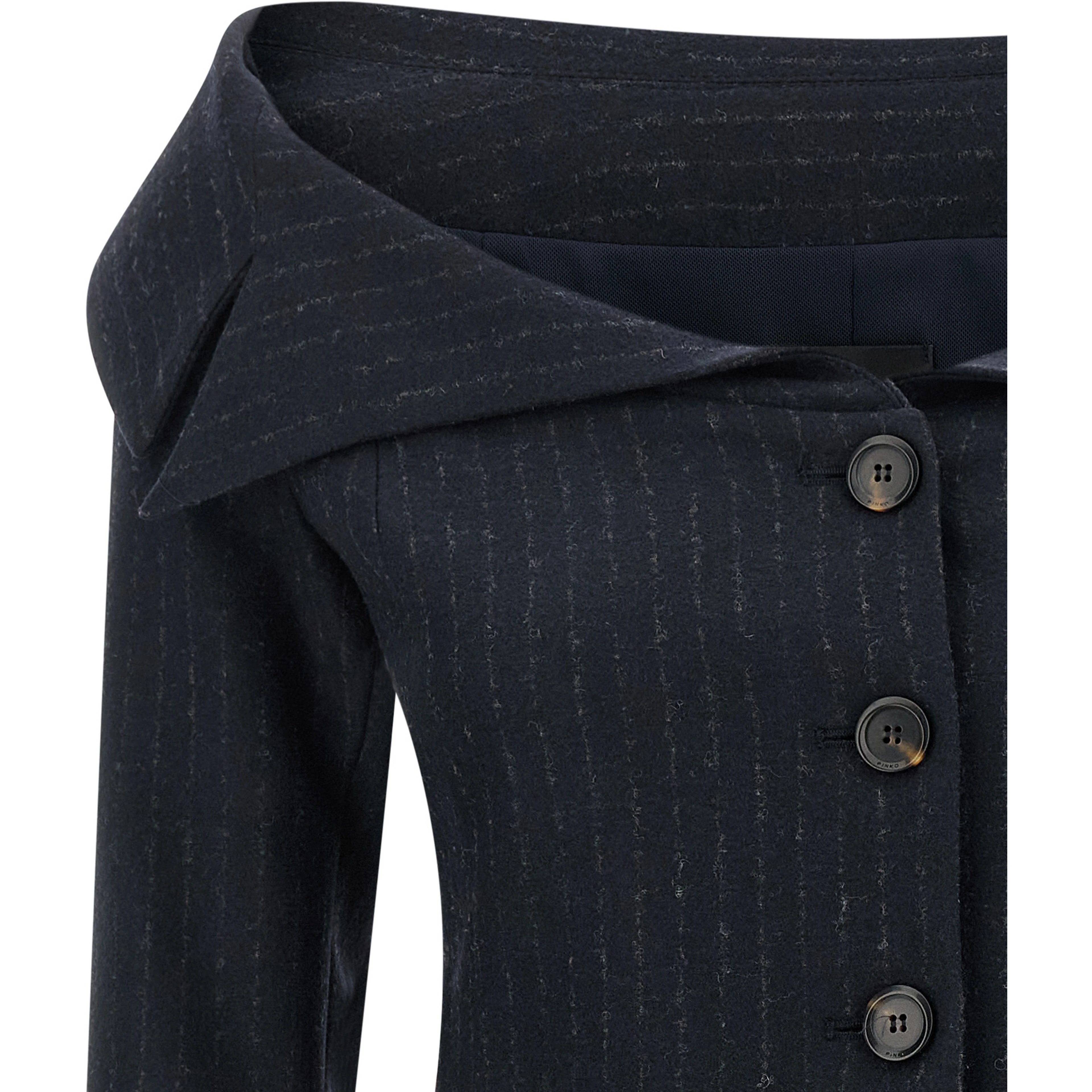 Blue Polyester Blazer