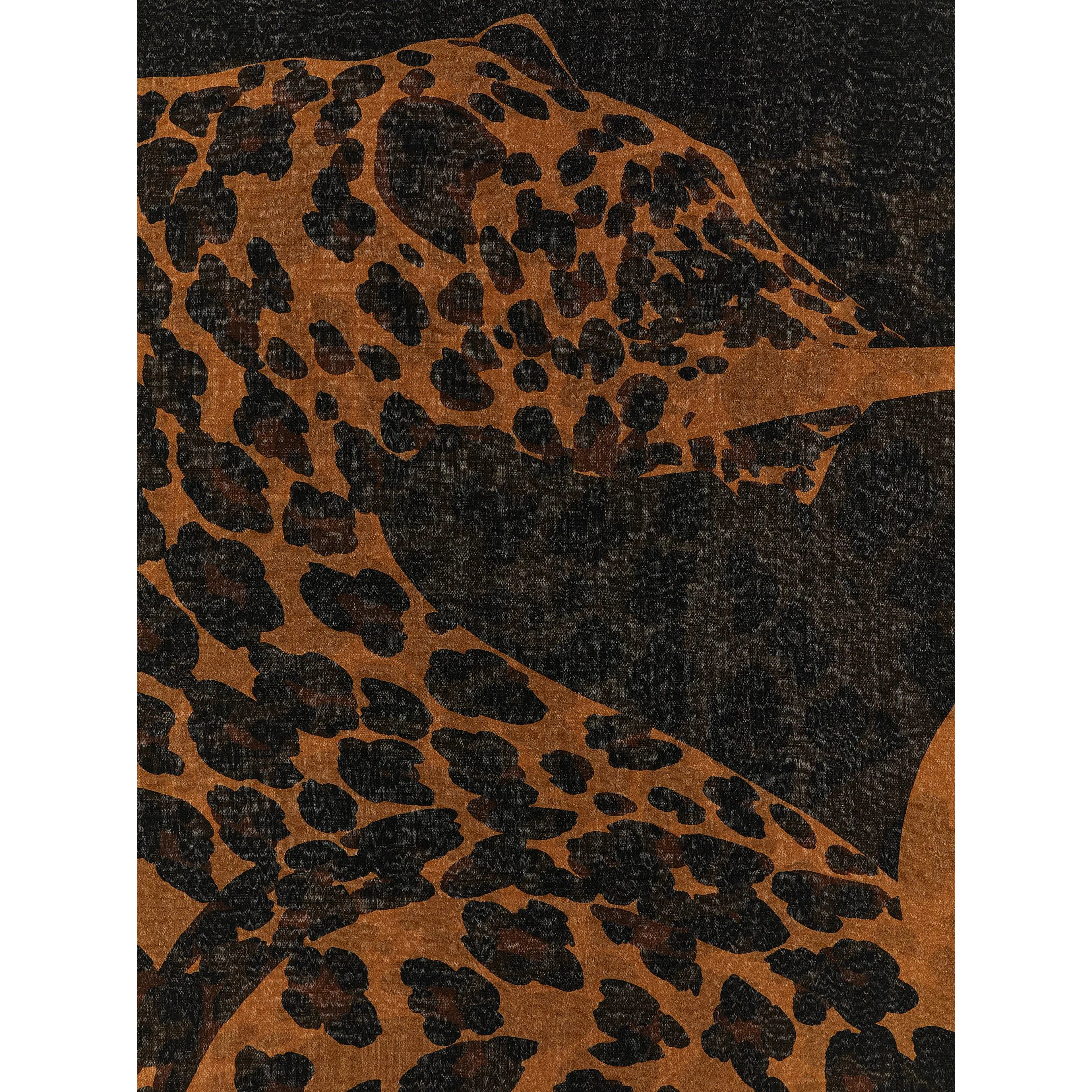 Black Wool Foulard