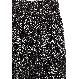 Black Polyamide Casual Pants
