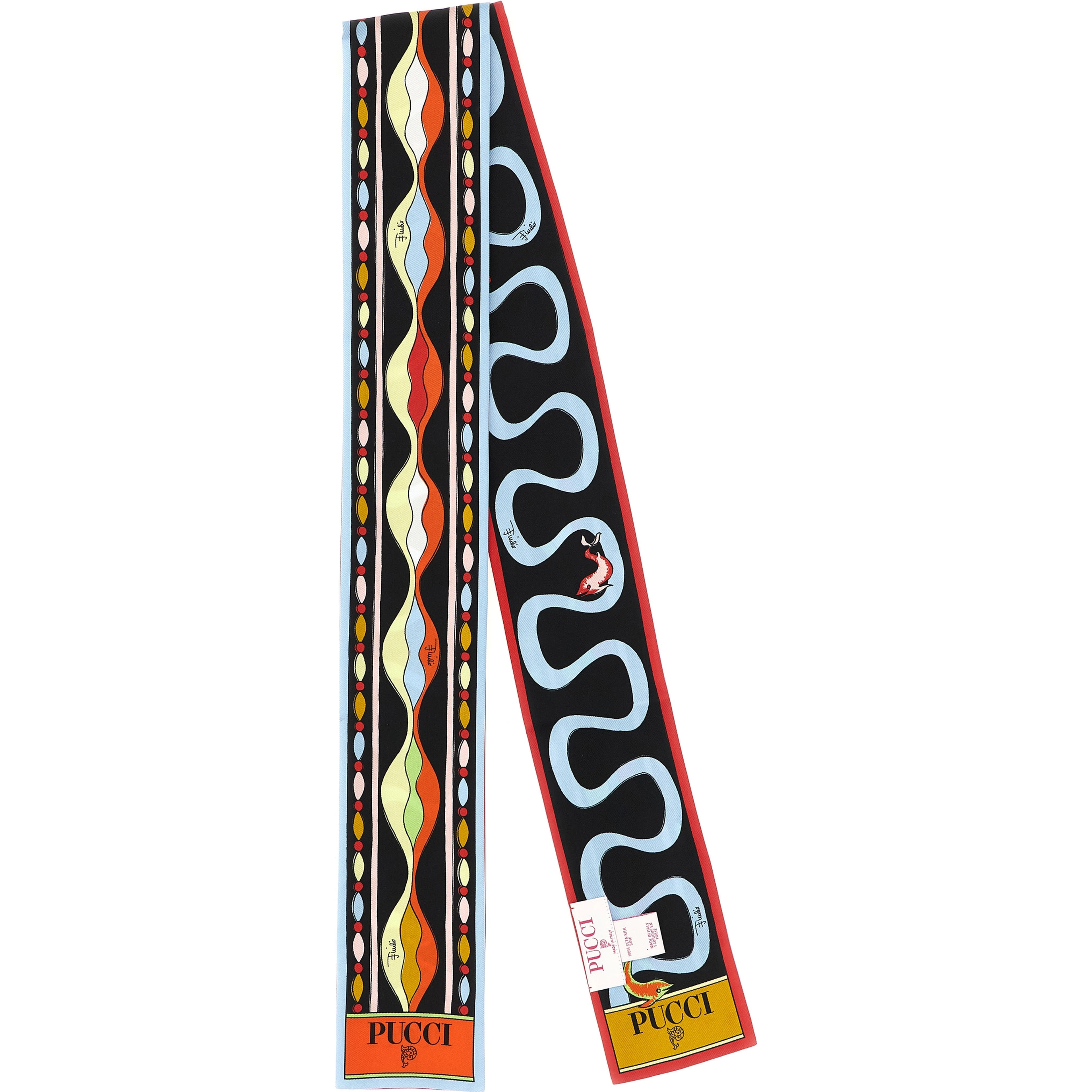 Multicolor Silk Foulard