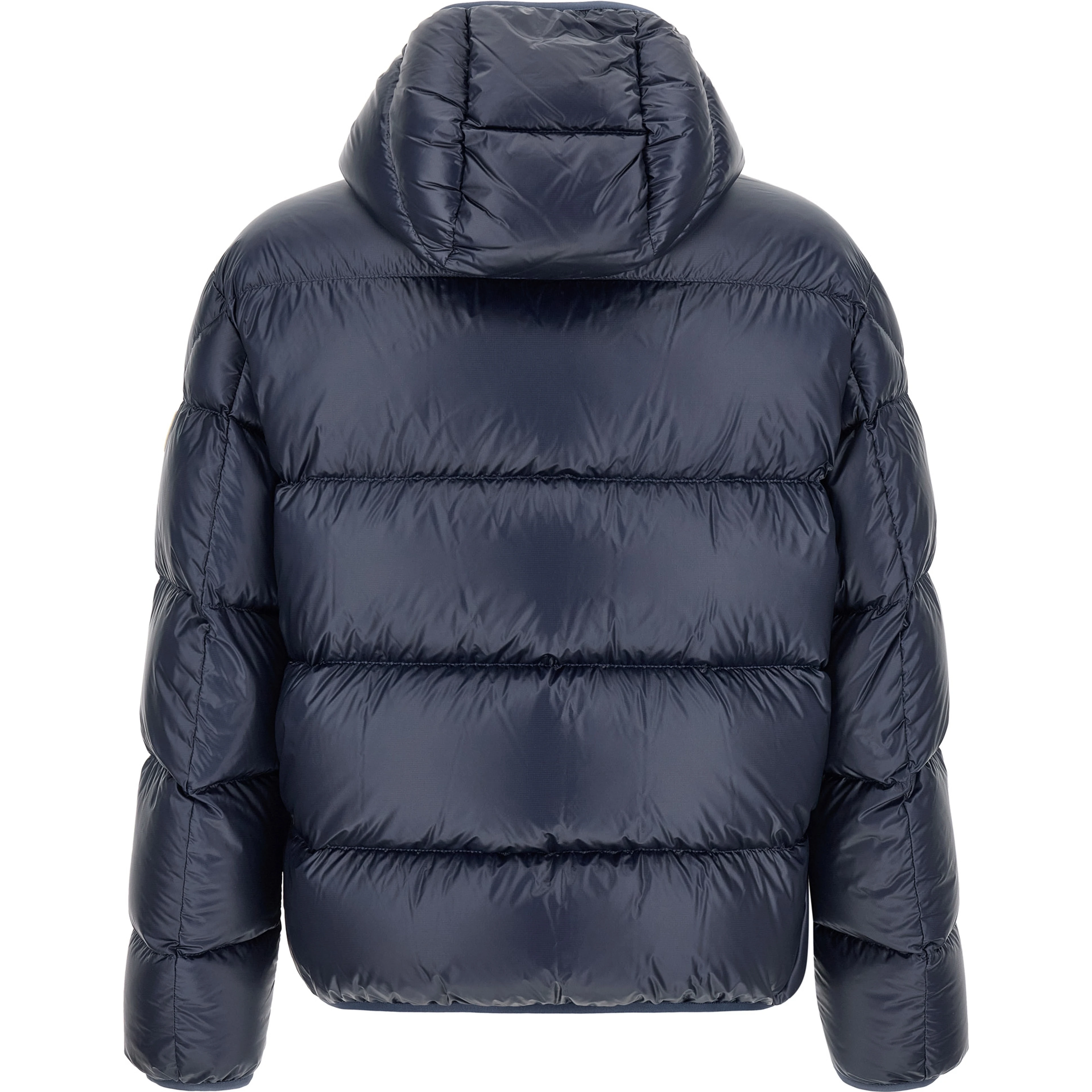 Blue Polyamide Full-Length Jacket