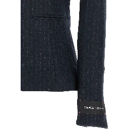 Blue Polyester Blazer