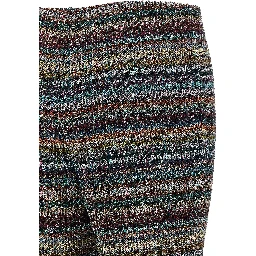 Multicolor Viscose Flared Pants