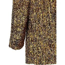 Gold Polyester Blazer