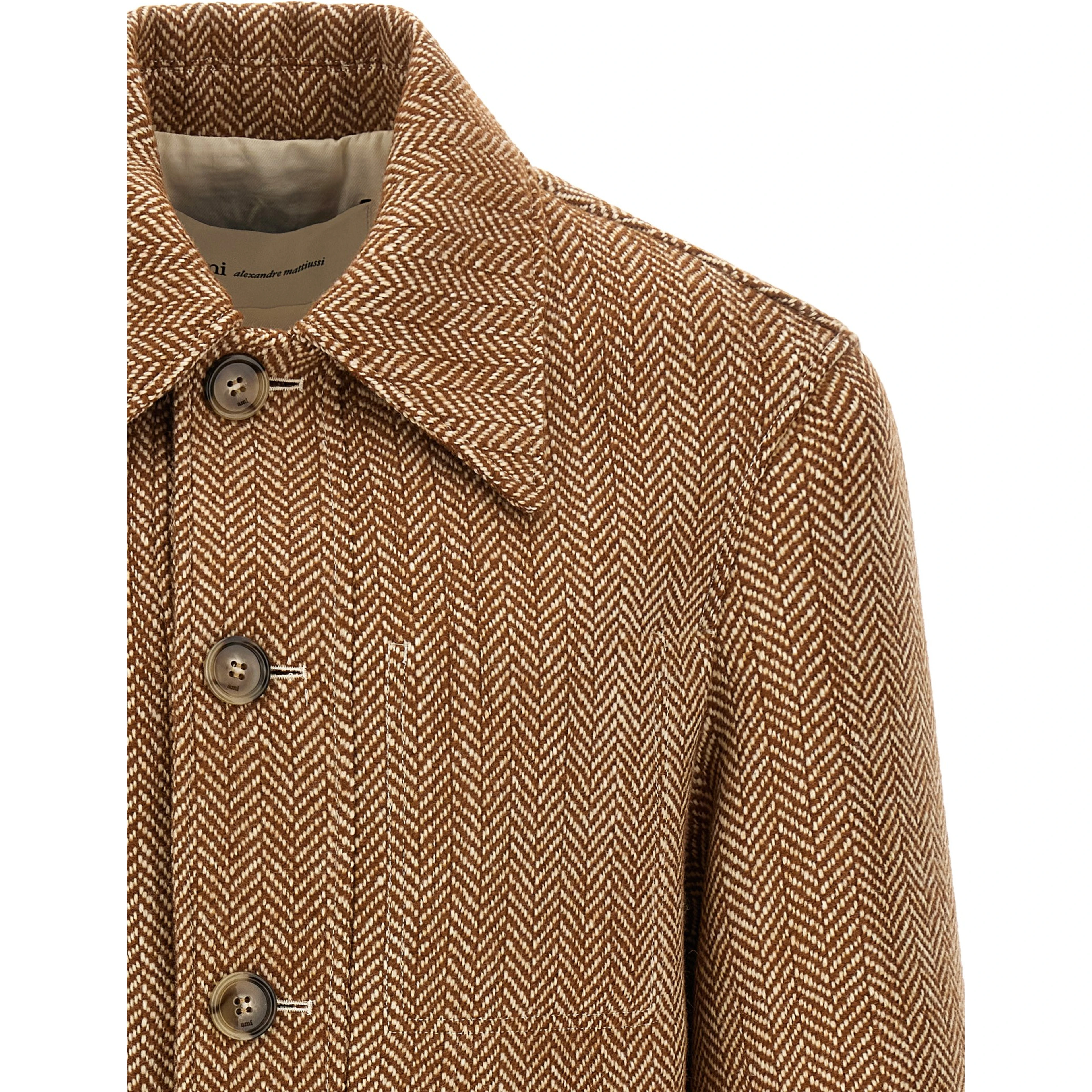 Brown Virgin Wool Jacket