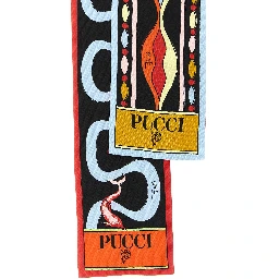 Multicolor Silk Foulard