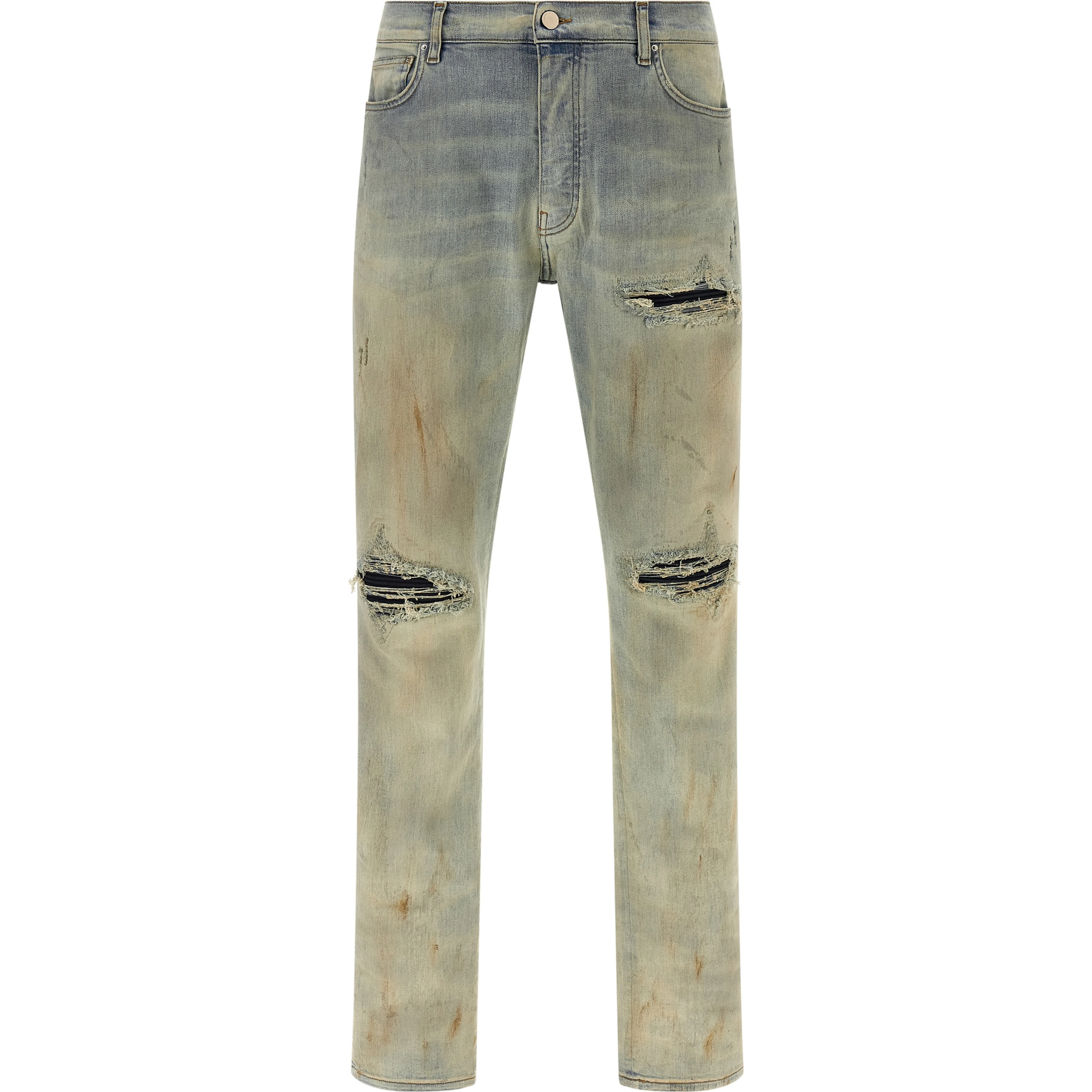 Beige Cotton Jeans Denim
