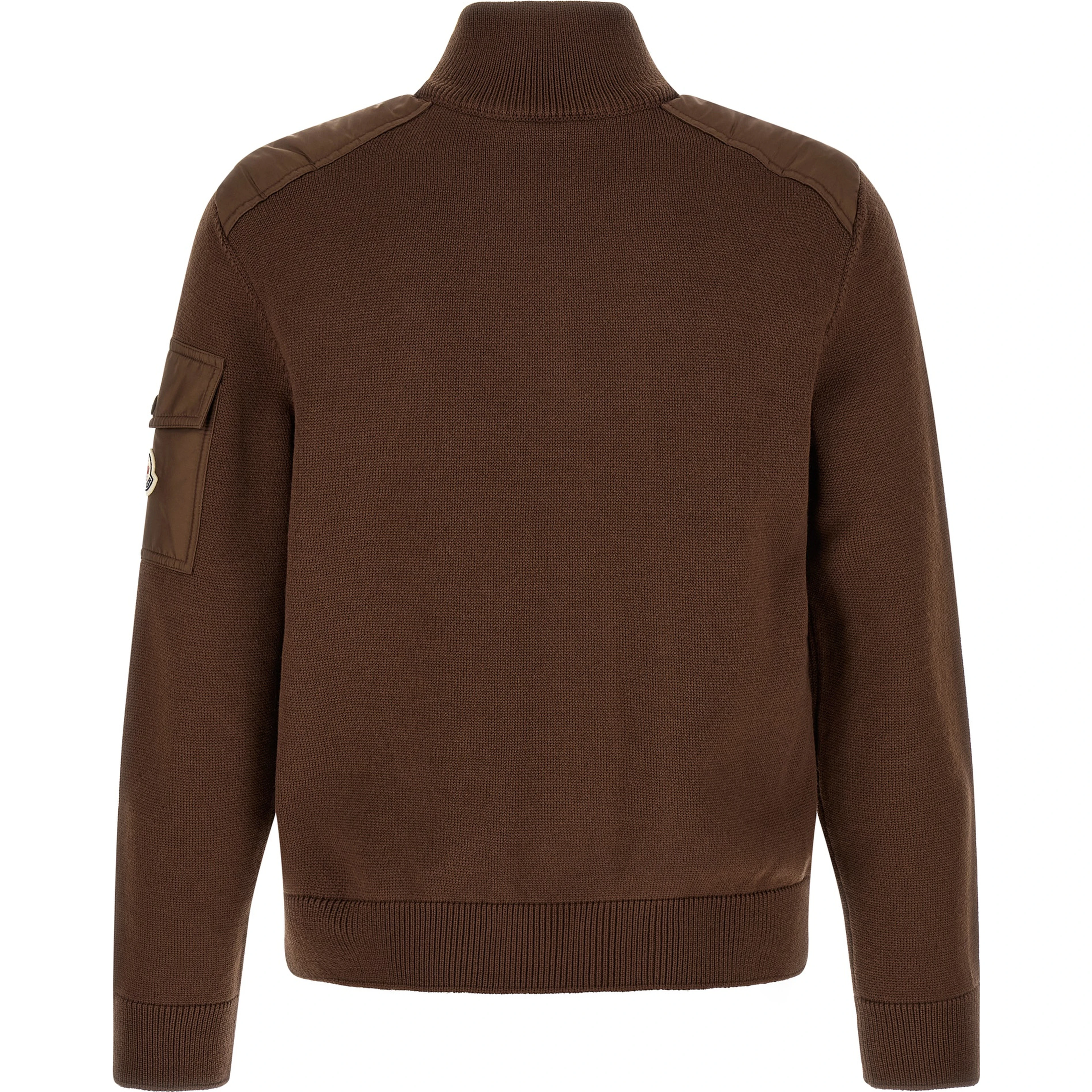 Brown Polyamide Cardigan