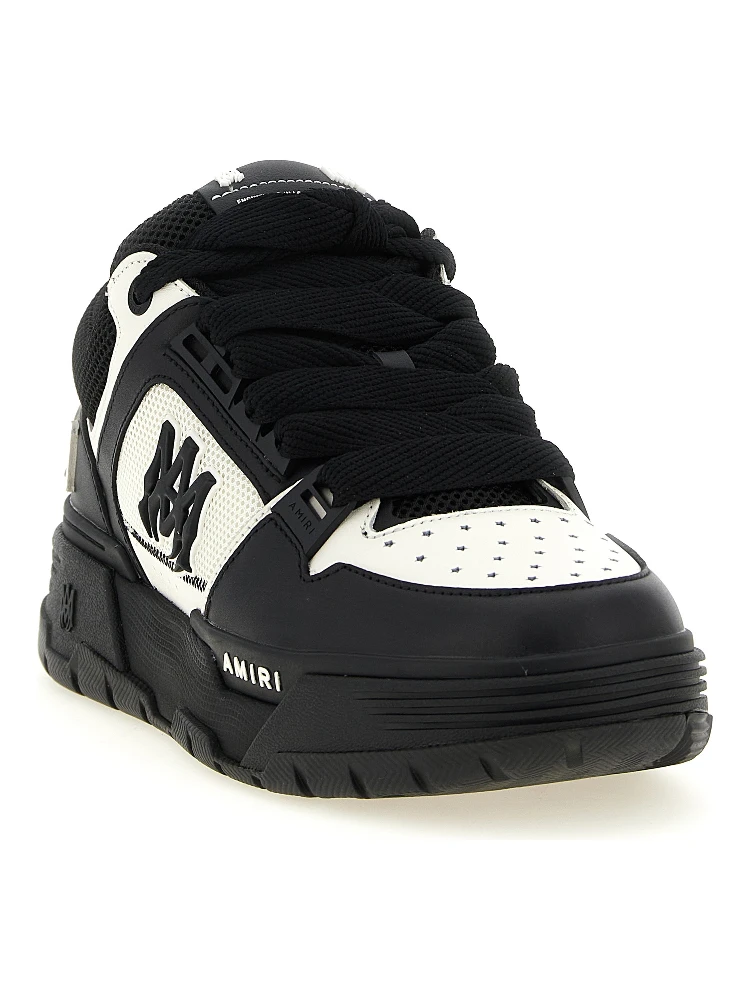 Bicolor Bovine Leather Athletic Sneakers alternative