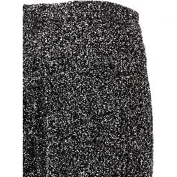 Black Polyamide Casual Pants