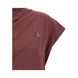 Bordeaux Cotton Sleeveles T-Shirt