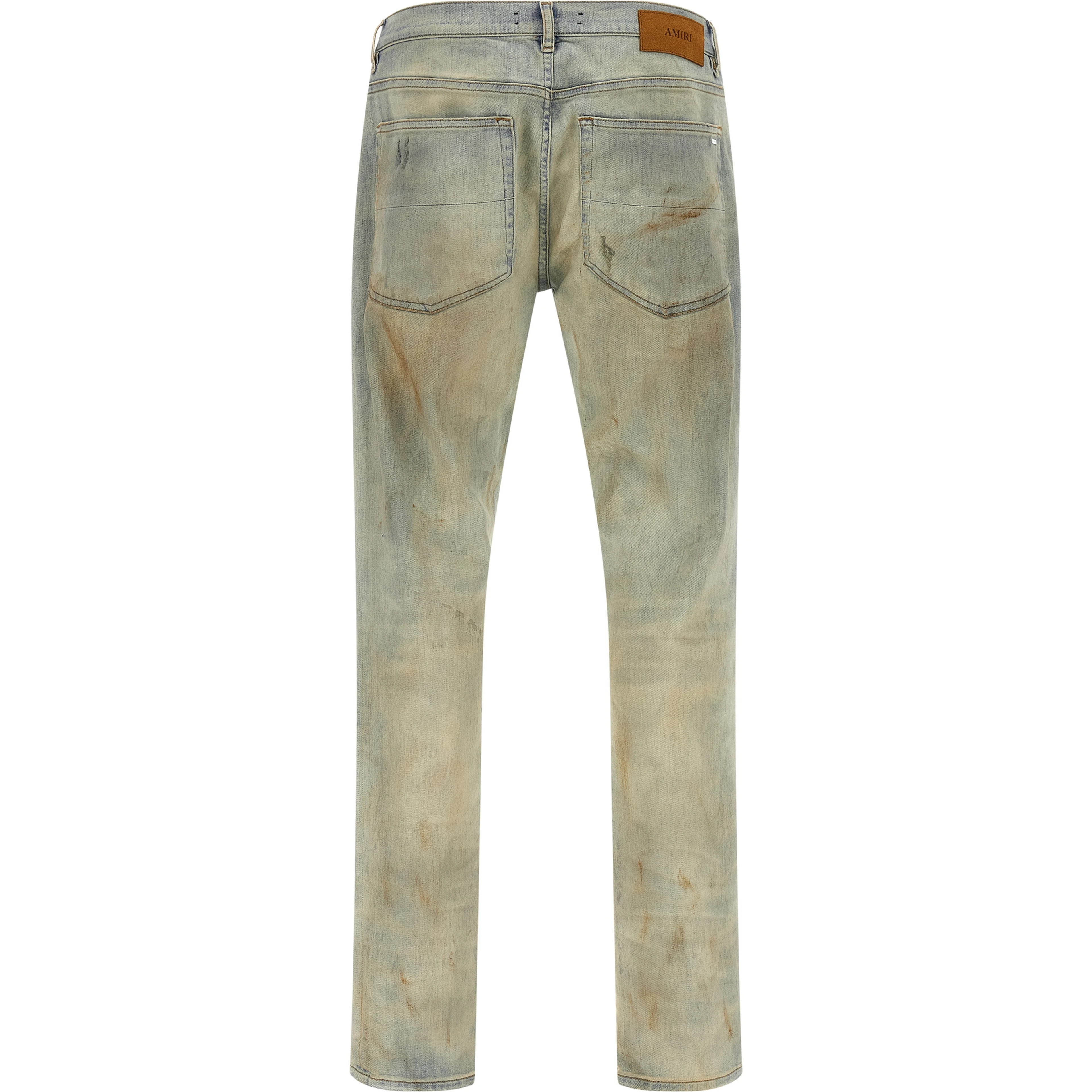 Beige Cotton Jeans Denim