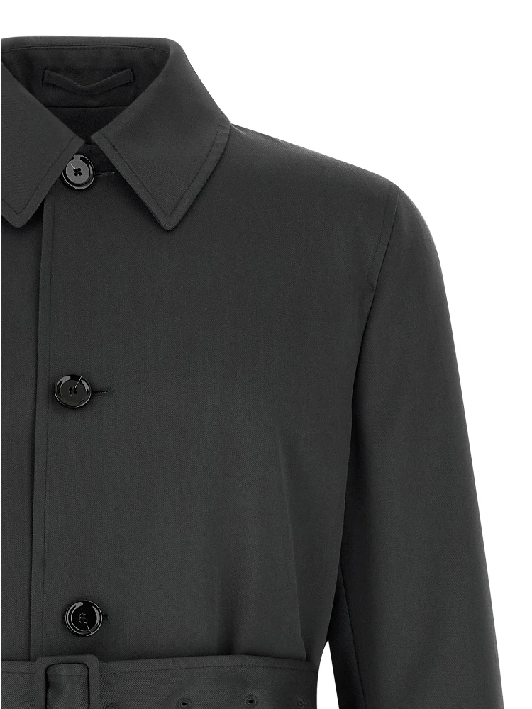 Gray Virgin Wool Coat alternative
