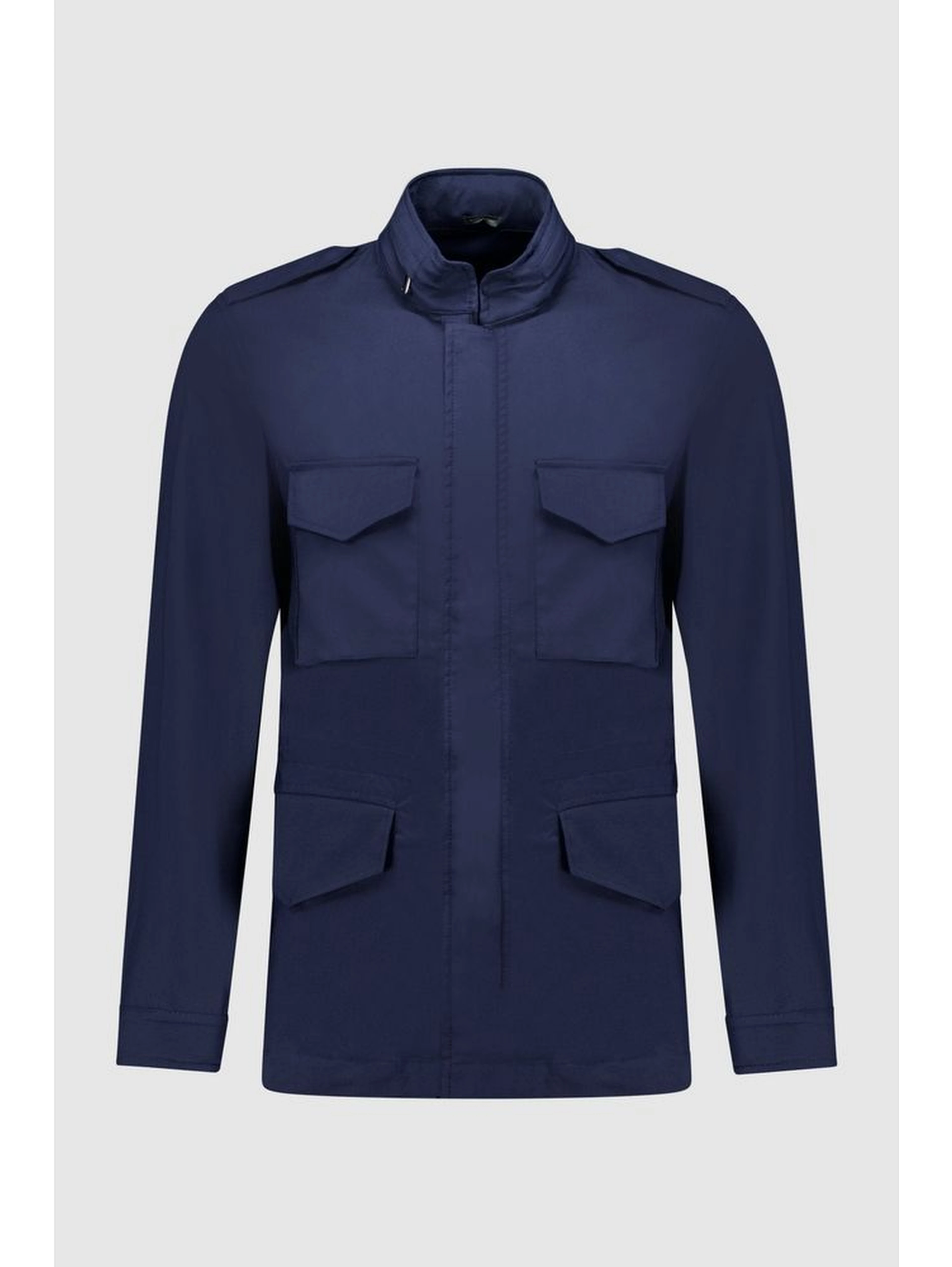 Navy Blue Cotton Jacket
