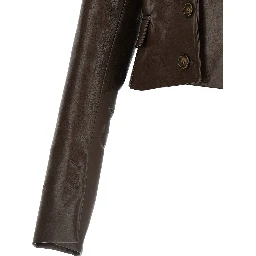 Brown Polyester Blazer
