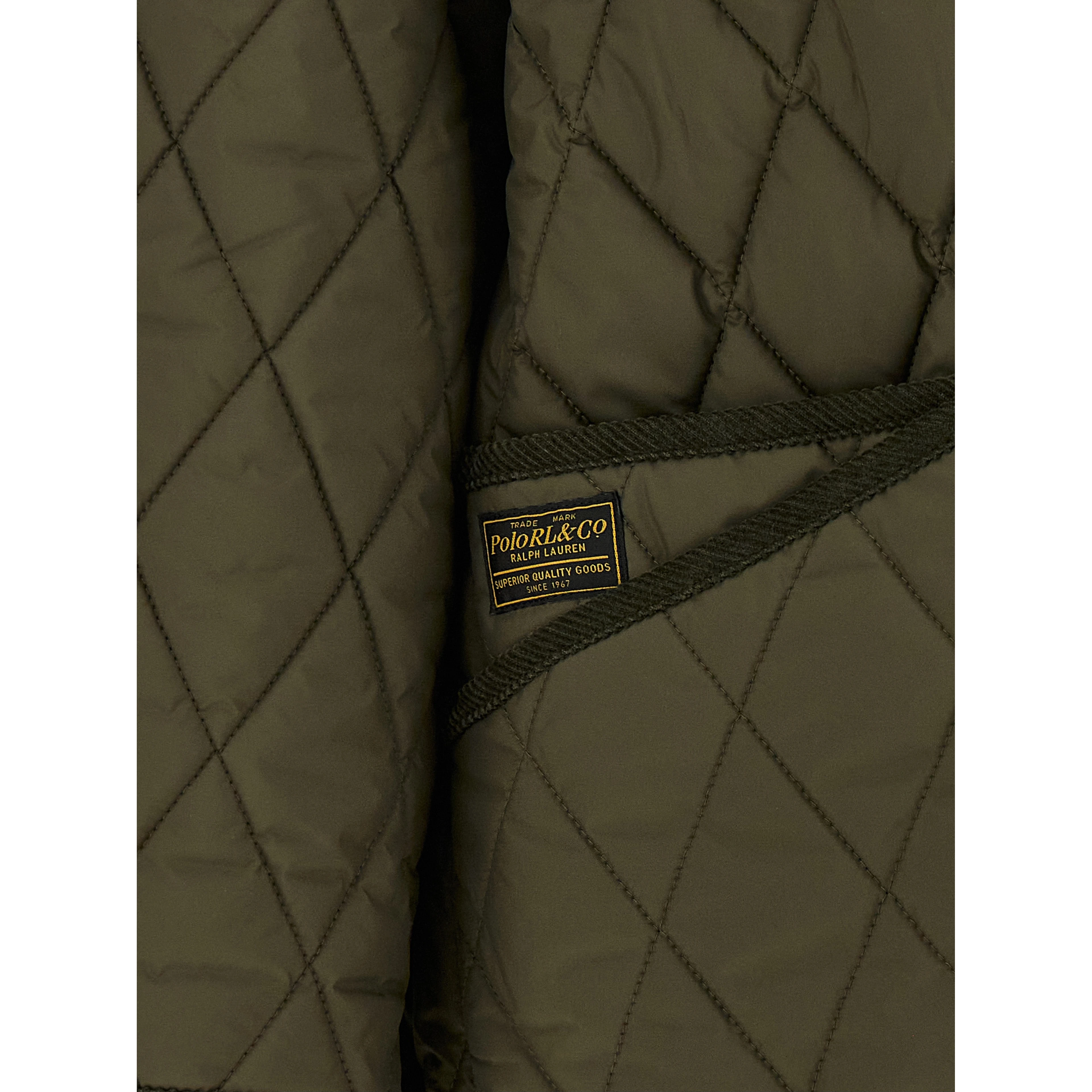 Bicolor Polyester Full-Length Jacket